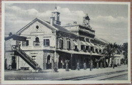 ISRAEL PALESTINE HAIFA PORT CAIFA OTTOMAN TRAIN STATION CARTE POSTALE AK POSTCARD ANSICHTSKARTE PC CARTOLINA POSTKARTE - Israele