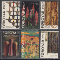 2022 Faroe Islands Organic Art Complete Set Of 6 MNH @ BELOW FACE VALUE - Faeroër