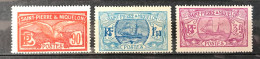 Lot De 3 Timbres Neufs* Saint Pierre Et Miquelon 1930 - Unused Stamps