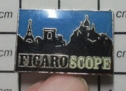 3617 Pin's Pins / Beau Et Rare / MEDIAS / LE FIGAROSCOPE SKYLINE DE PARIS - Medias