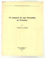Courtin / Sauzade. Un Poignard De Type Remedello En Provence. Tiré à Part. 1975 - Non Classificati