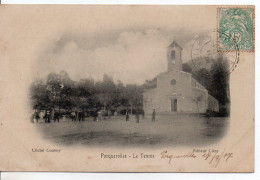 Carte Postale Ancienne Porquerolles - Le Tennis - Sports Et Loisirs - Porquerolles