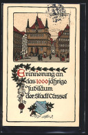 Steindruck-AK Cassel, Das Alte Rathaus, Festpostkarte Zum 1000-jährigen Jubiläum Der Stadt  - Autres & Non Classés