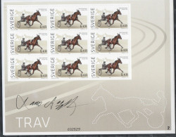 Lars Sjööblom Sweden 2011. Eqestrian Sport. Michel 2832 A KLB. Cylinder II & Control Number MNH. Signed. - Blocks & Kleinbögen