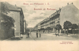 GRUSS AUS MULHAUSEN COLMARERSTRASSE - Mulhouse