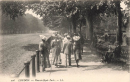 ROYAUME-UNI - Angleterre - London - View In Hyde Park - Carte Postale Ancienne - Autres & Non Classés