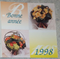 Petit Calendrier Poche 1998 Fleur Fleuriste Rue Gambetta Le Mans Sarthe - Kleinformat : 1991-00