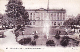 33 - BORDEAUX - Le Jardin De L'hotel De Ville - Bordeaux