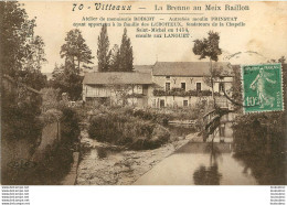 RARE VITTEAUX LA BRENNE AU MEIX RAILLON AVEC PUBLICITE  MENUISERIE ROBERT ET MOULIN PRINSTAT Ref1 - Other & Unclassified