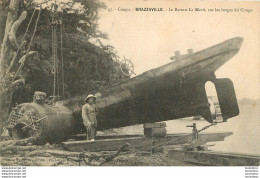 CONGO BRAZZAVILLE  LE BATEAU LA MARIE  SUR LES BERGES DU CONGO EDITION VIALLE - Congo Français