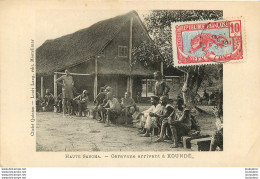 HAUTE SANGHA CARAVANE ARRIVANT A KOUNDE  EDITION QUINTON - Congo Français