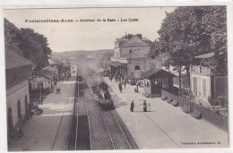 Seine-et-Marne - Fontainebleau-Avon - Intérieur De La Gare - Les Quais - Sonstige & Ohne Zuordnung
