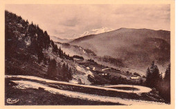 74 - Col Des Aravis - Descente Sur La Giettaz Et Le Mont Blanc - Otros & Sin Clasificación