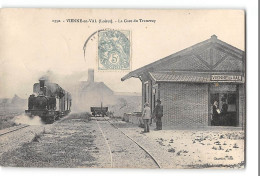 CPA 45 Vienne En Val La Gare Et Le Train Tramway - Other & Unclassified