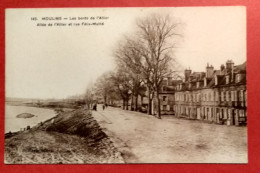 03 - ALLIER - MOULINS - CPA 143  - Allée De L'Allier / Rue Félix Mathé - éd Lenormand / Boulray ? - Moulins