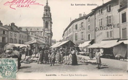 . 54 . LUNÉVILLE . Place De L'Église Saint-Jacques . Animation, Petit Marché . - Baccarat