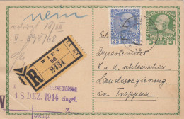 Österreich R Postkarte 1914 - Brieven En Documenten