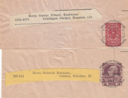 Österreich 2 Wrappers 1912 - Briefe U. Dokumente