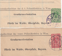 Österreich 2 Wrappers Circa 1920 - Covers & Documents