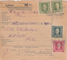 Österreich KuK Begleitadresse 1915 - Cartas & Documentos