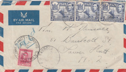 GB Colonies Fiji Islands Cover 1951 - Fidji (...-1970)