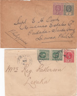 GB Colonies Fiji Islands 2 Covers 1924 - Fiji (...-1970)