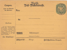 AD Württemberg Packetadresse 1874 - Other & Unclassified