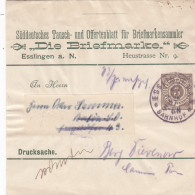 AD Württemberg Streiofband 1897 - Sonstige & Ohne Zuordnung