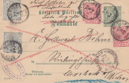 AD Württemberg Postkarte 1899 - Sonstige & Ohne Zuordnung