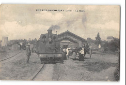 CPA 45 Chatillon Coligny La Gare Et Le Train Tramway - Chatillon Coligny