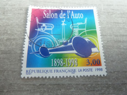 Centenaire Du Salon De L'Auto - 3f. - Yt 3186 - Multicolore - Oblitéré - Année 1998 - - Cars