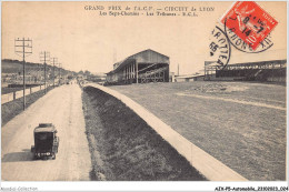 AJXP5-0491 - AUTOMOBILE - GRAND PRIX De L'ACF - CIRCUIT DE LYON - Les Sept-cHemins - Les Tribunes - Autobus & Pullman