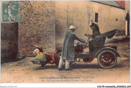 AJXP5-0496 - AUTOMOBILE - Les Progres De La Locomotion - T'as Pas Assez D'plache Su La Route - Cre Carcan TACOT - Buses & Coaches