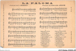 AJXP4-0465 - MUSIQUE - LA PALOMA - Musique Et Musiciens