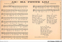 AJXP4-0458 - MUSIQUE - AH - MA PETITE LILI - Musique Et Musiciens