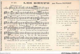 AJXP4-0455 - MUSIQUE - LES BOEUFS - PAR PIERRE DUPONT - Muziek En Musicus