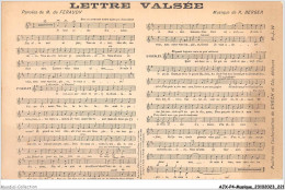 AJXP4-0450 - MUSIQUE - LETTRE VALSEE - Musique Et Musiciens