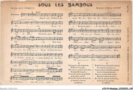 AJXP4-0414 - MUSIQUE - SOUS LES BAMBOUS - Musique Et Musiciens