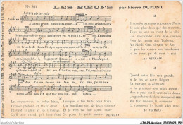 AJXP4-0419 - MUSIQUE - LES BOEUFS Par PIERRE DUPONT - Música Y Músicos