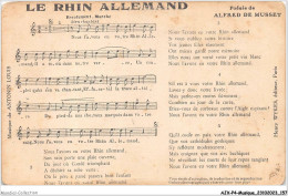 AJXP4-0418 - MUSIQUE - LE RHIN ALLEMAND - Música Y Músicos