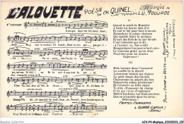 AJXP4-0397 - MUSIQUE - L'ALOUETTE - Musique Et Musiciens