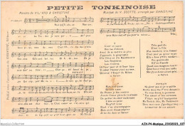 AJXP4-0393 - MUSIQUE - PETITE TONKINOISE - Musique Et Musiciens