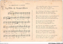 AJXP4-0385 - MUSIQUE - LA FILLE DE GENNEVILLIERS - Musique Et Musiciens