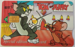 UK BT £3 Chip Card -  Special Edition " Tom And Jerry " - BT Promozionali