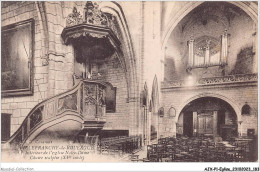 AJXP1-0094 - EGLISE - VILLEFRANCHE-DE-ROUERGUE - Interieur De L'eglise Notre-Dame - Chaire Sculptee - Churches & Cathedrals