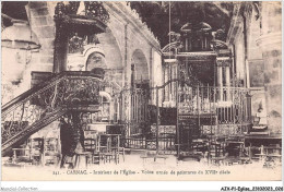 AJXP1-0014 - EGLISE - CARNAC - Interieur De L'eglise - Voute Ornee De Peintures Du XVIIe Siecle - Chiese E Cattedrali
