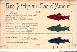 AJXP9-0897 - ANIMAUX - Une Peche Au Lac D'amour - Pesci E Crostacei
