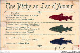 AJXP9-0897 - ANIMAUX - Une Peche Au Lac D'amour - Poissons Et Crustacés