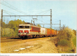 AJXP8-0881 - TRAIN - Train De Conteneurs Dans L'YONNE REMORQUE PAR LA CC6536 - Trains
