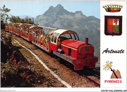 AJXP8-0866 - TRAIN - PYRENEES ATLANTIQUES - ARTOUSTE - PIC DU MIDI D'OSSAU Et PETIT TRAIN En Route Vers Le LAC D'ARTOUST - Eisenbahnen